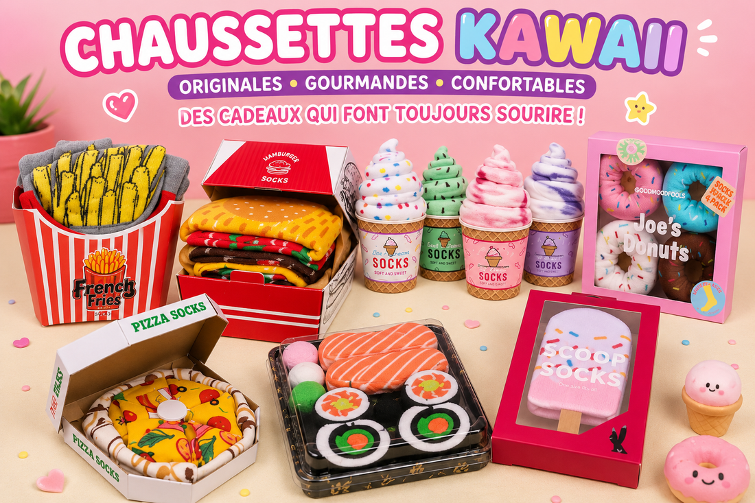 Chaussettes Kawaii : les accessoires les plus gourmands