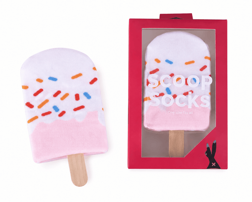Chaussettes Glace Kawaii colorées et confortables, parfaites pour les amateurs d’accessoires originaux.