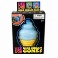 NeeDoh Nice Cream Cone Squishy, squishy anti-stress en forme de cornet de glace coloré et moelleux.