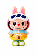 Porte-clés Squishy Labubu Kawaii Surprise au design mignon et coloré, doux et agréable à manipuler.