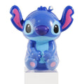 Porte-clés Squishy Stitch Kawaii bleu, accessoire anti-stress doux et moelleux pour sac ou trousse.