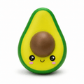 Squishy Avocat Kawaii Anti-Stress Ultra Moelleux en forme d’avocat adorable, doux, moelleux et agréable à presser.