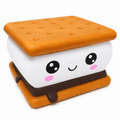 Squishy Biscuit Sandwich Kawaii XXL géant, ultra moelleux et agréable à presser pour se détendre.