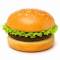 Squishy Burger Kawaii Anti-Stress en forme de hamburger gourmand, doux, moelleux et agréable à presser.