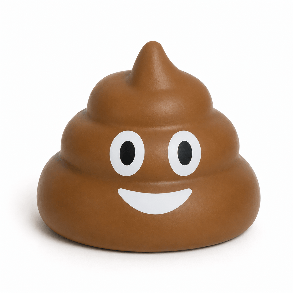 Squishy Caca Emoji Anti-Stress en forme d’emoji amusant, doux, moelleux et agréable à presser.