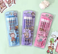 set crayons labubu kawaii pastel avec taille crayon fournitures scolaires