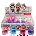 Taille-crayon Labubu kawaii avec réservoir intégré, accessoire scolaire pratique et original pour l'école.