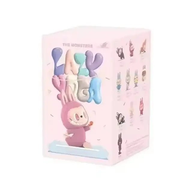 Boîte surprise Figurine Zen Lazy Yoga avec personnages kawaii inspirés du yoga et de la relaxation.